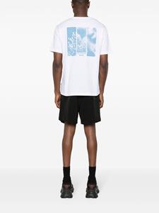 BOSS coral-print cotton T-shirt - Wit