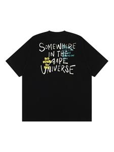 AAPE BY *A BATHING APE AAPE Universe T-shirt - Zwart