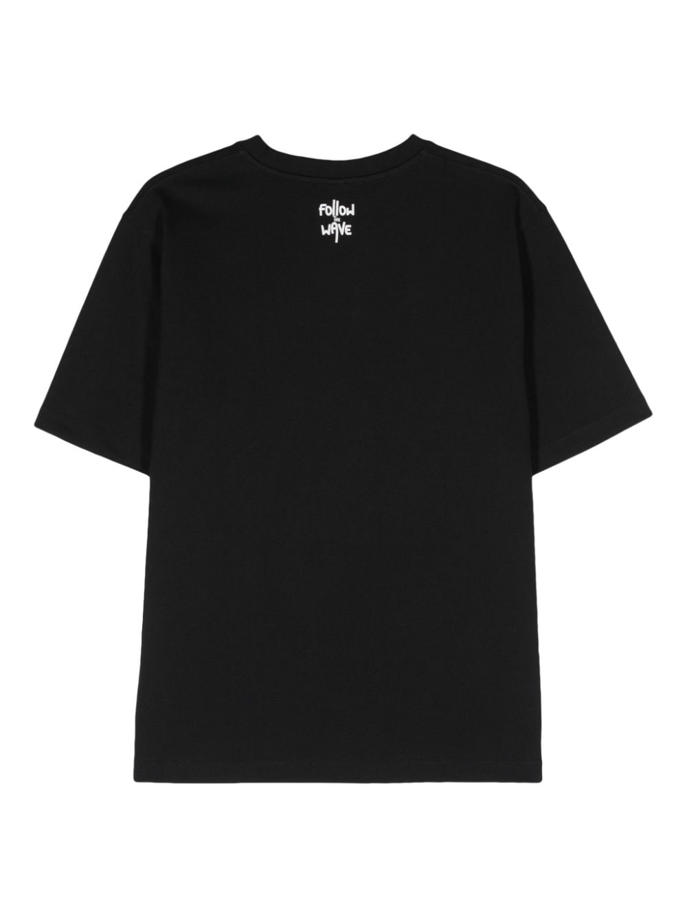 Lardini logo-print cotton T-shirt - Zwart