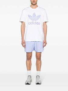 Adidas Trefoil-print cotton T-shirt - Wit