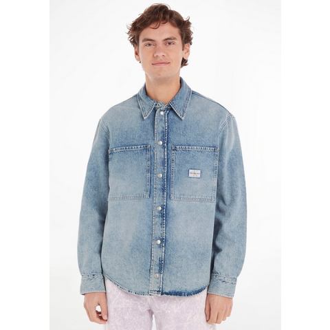Calvin Klein Jeans overhemd RELAXED LINEAR DENIM SHIRT