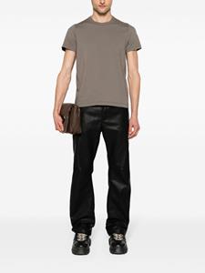 Rick Owens panelled organic cotton T-shirt - Grijs