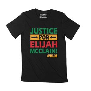 Ultrabasic Justice Elijah Mcclain Black Life Matter Heren T-shirt Kleding Grafisch T-shirt