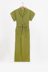 Sissy-Boy Groene Jumpsuit Met Reverskraag