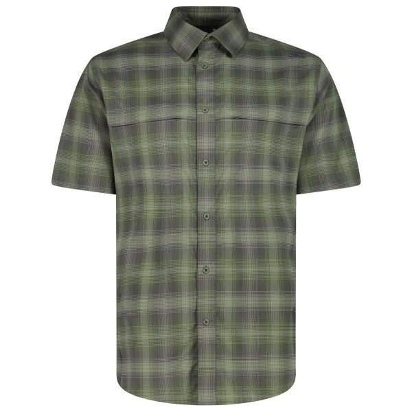 CMP  Shortsleeve Shirt with Chest Pockets - Overhemd, olijfgroen