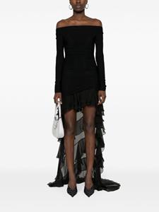 Blumarine Asymmetrische jurk - Zwart