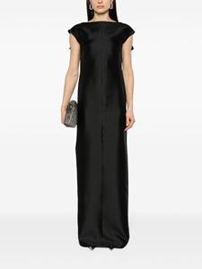 Givenchy Maxi-jurk met open rug - Zwart