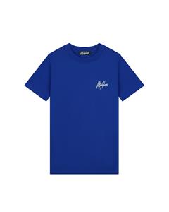 Malelions Men Studio T-Shirt - Cobalt/White