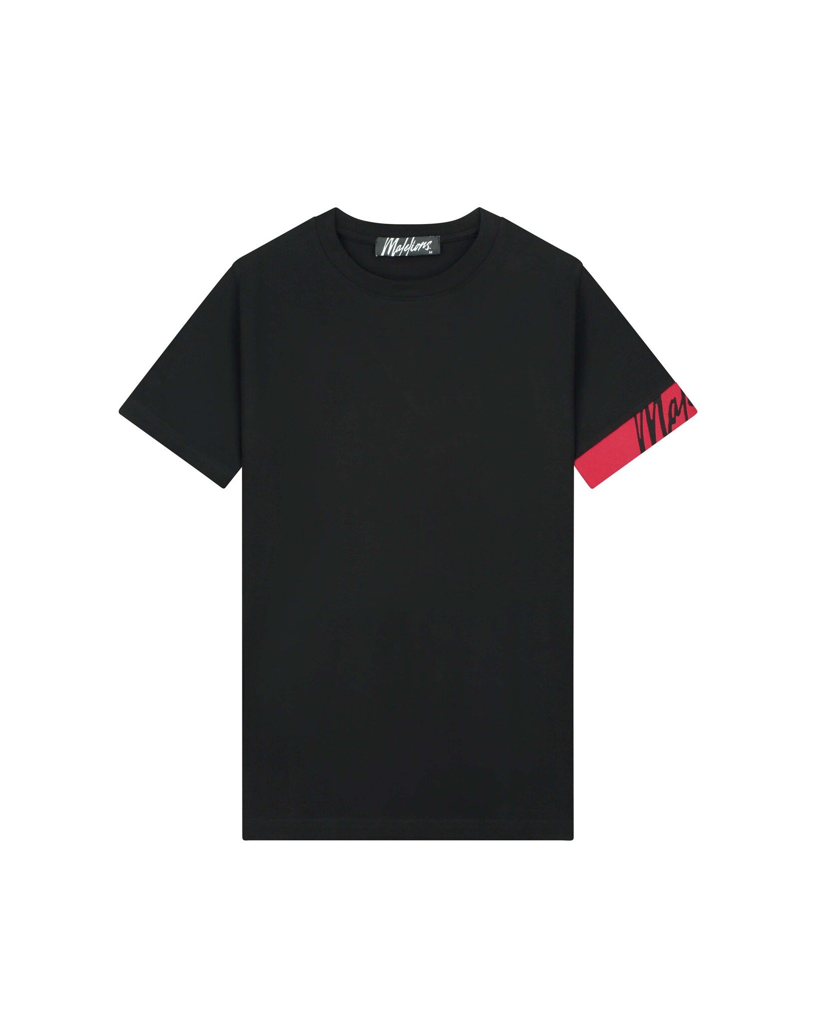 Malelions Men Captain T-Shirt 2.0 - Black/Red