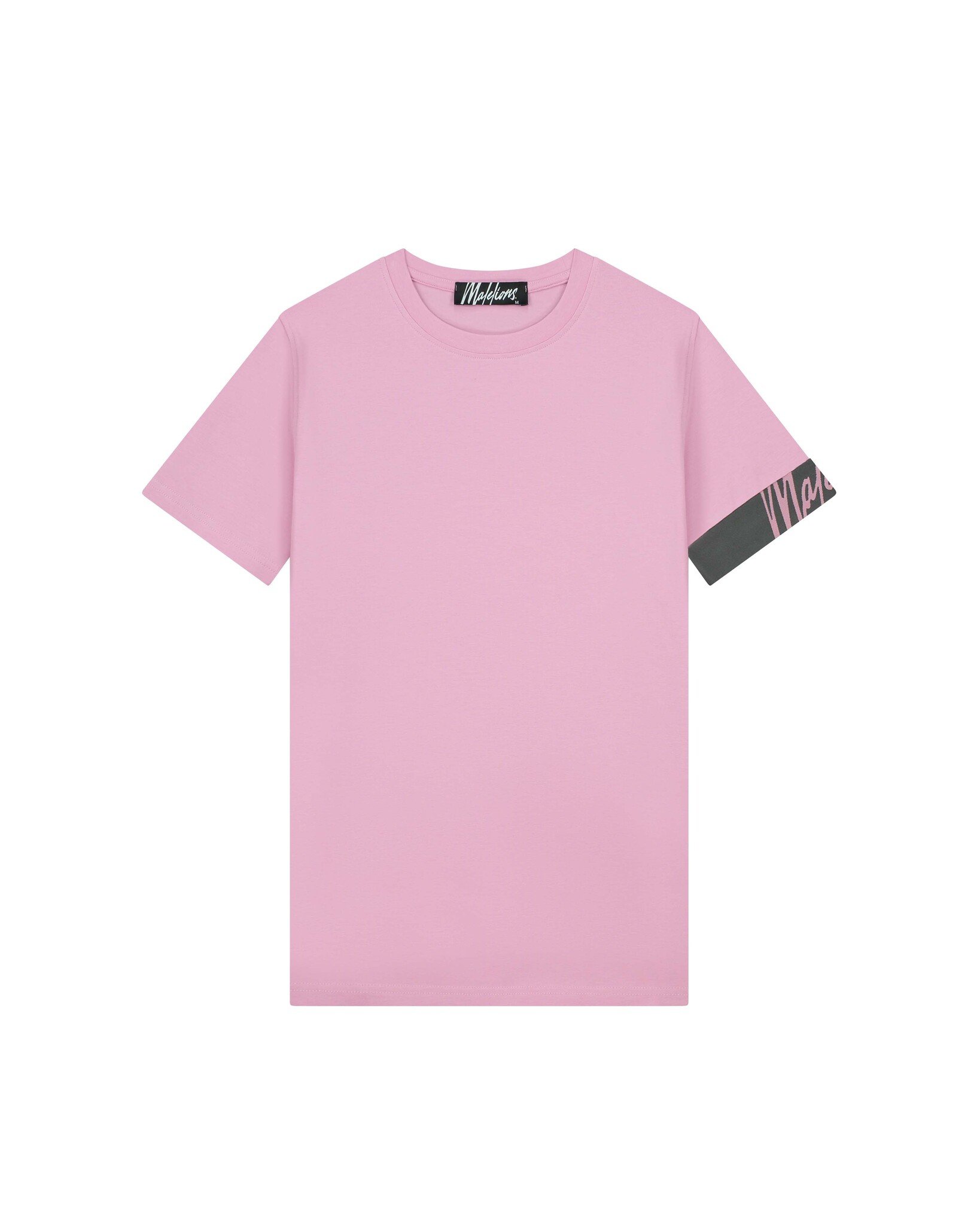 Malelions Men Captain T-Shirt 2.0 - Pink/Matt Grey