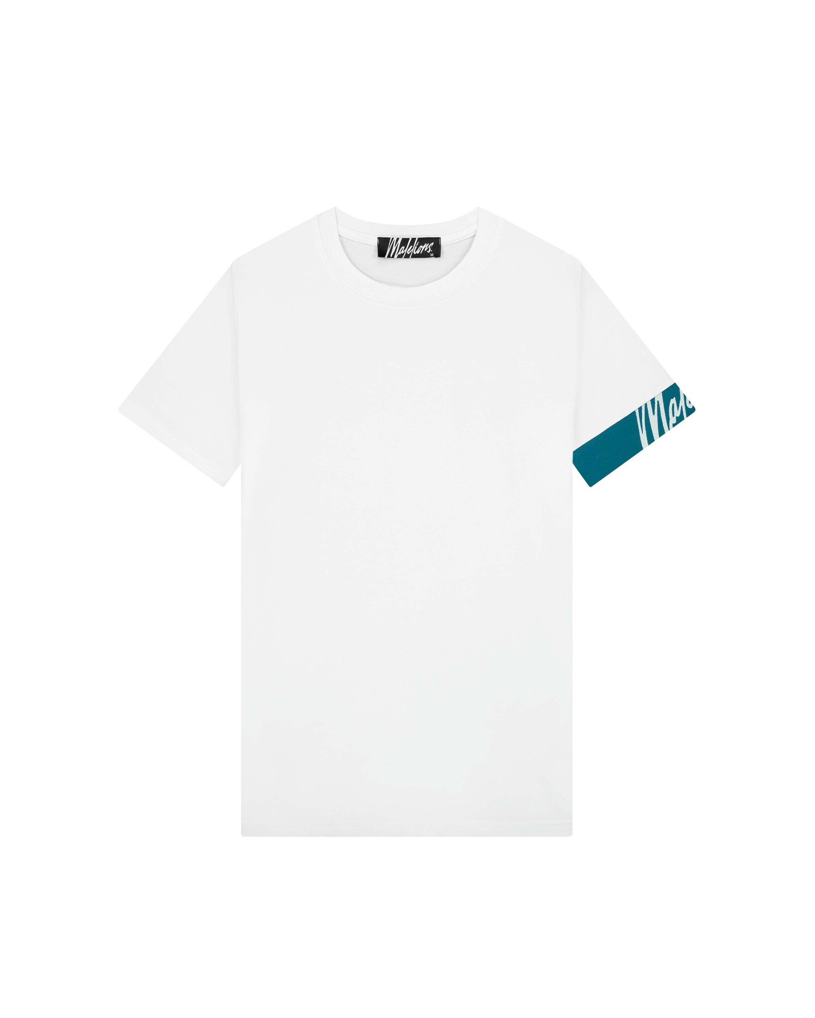 Malelions Men Captain T-Shirt 2.0 - White/Teal