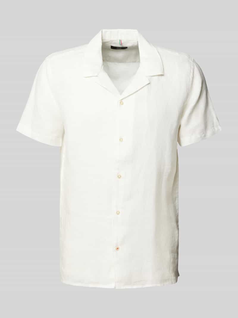 CINQUE Linnen overhemd in effen design, model 'Spot'