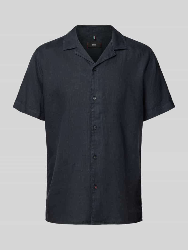 CINQUE Linnen overhemd in effen design, model 'Spot'