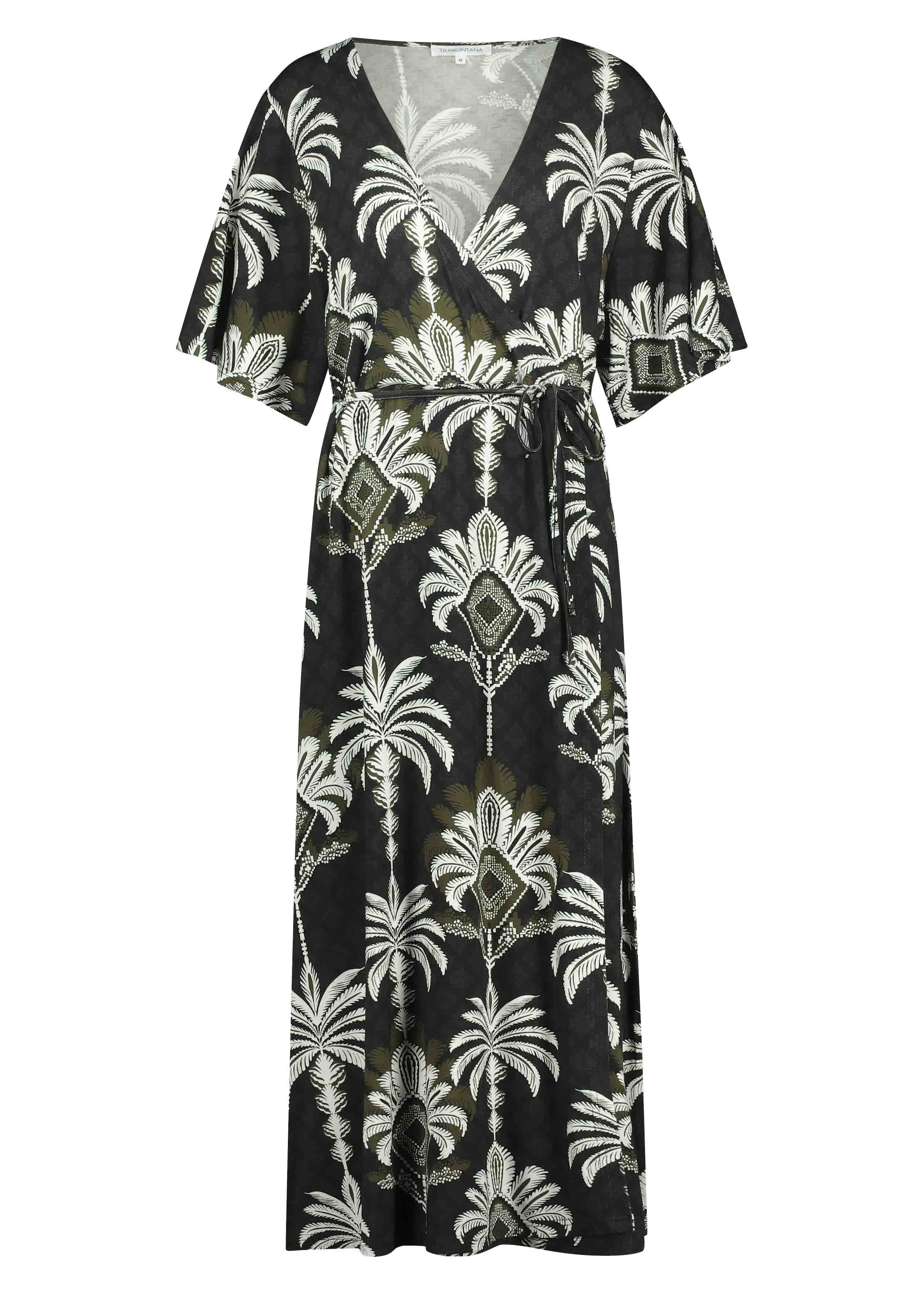 Tramontana Female Jurken D09-12-501 Dress Overlap Palm