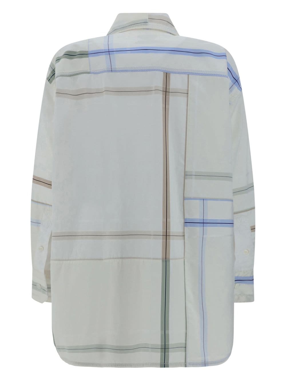 Bottega Veneta Handkerchief striped cotton shirt - Wit