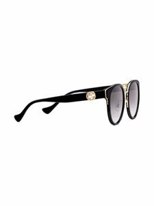 Gucci Eyewear Zonnebril met rond montuur - Grijs