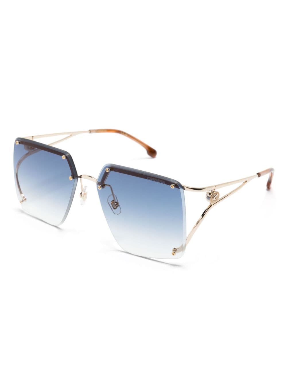 Carrera square-frame sunglasses - Blauw