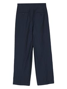 A.P.C. pleated straight trousers - Blauw
