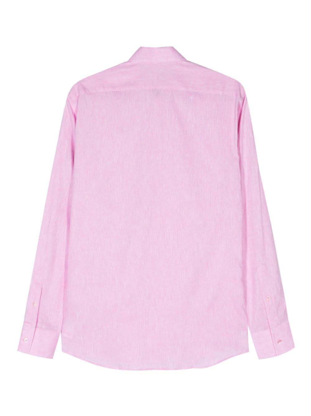 Karl Lagerfeld Overhemd van linnenblend - Roze