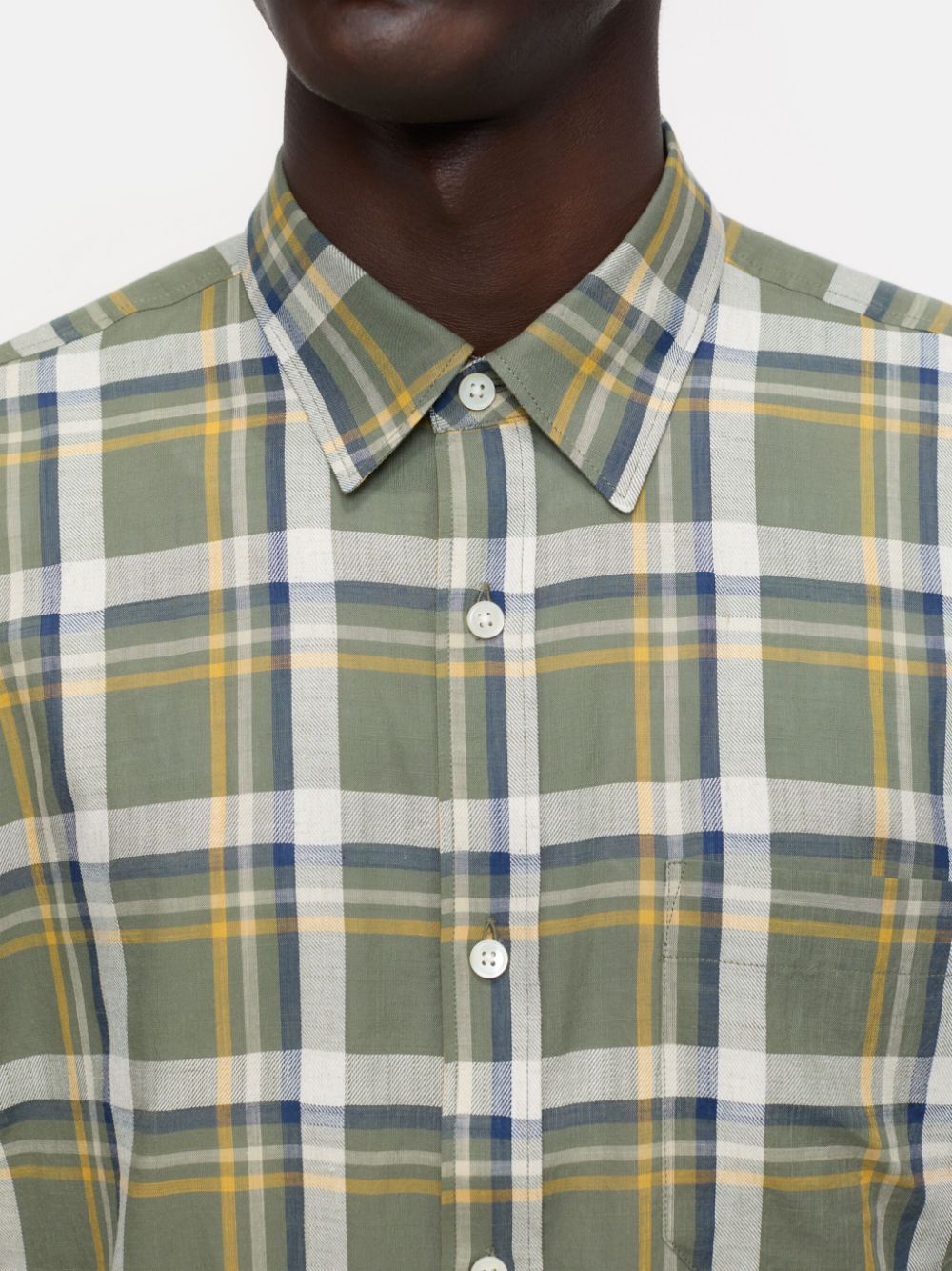 Closed Basic check-pattern shirt - Groen