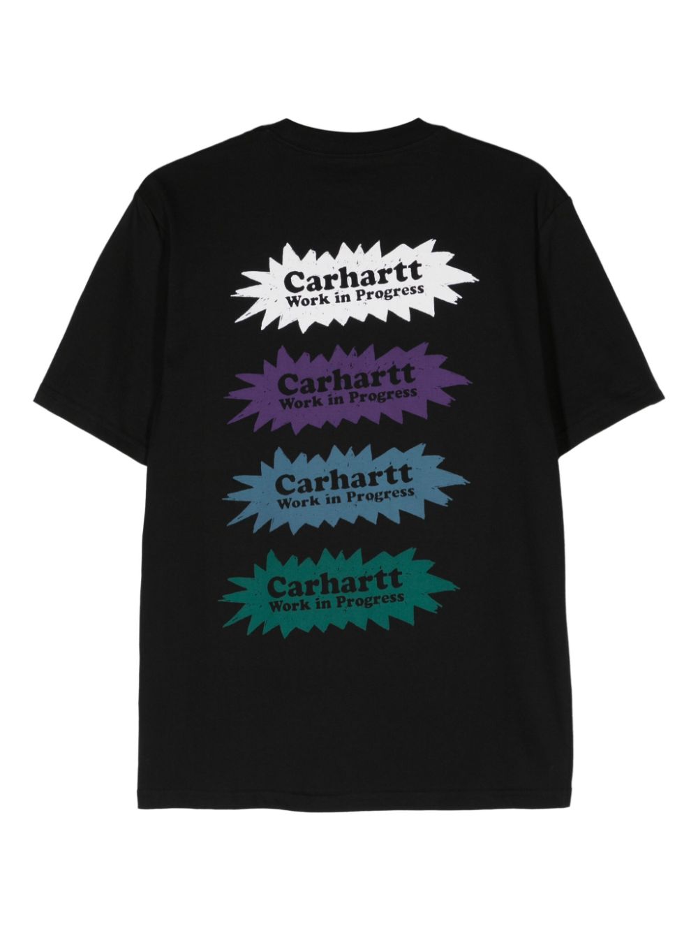Carhartt WIP T-shirt met logoprint - Zwart