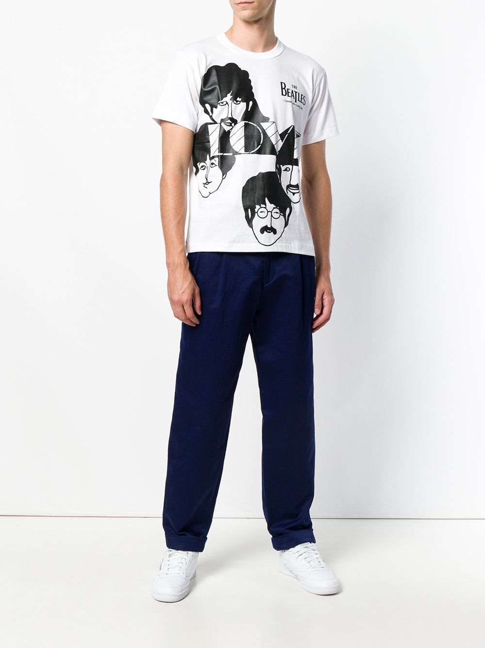 The Beatles X Comme Des Garçons The Beatles T-shirt - Wit