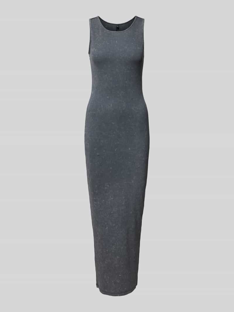 Only Maxi-jurk met fijnrib, model 'VALERIE'