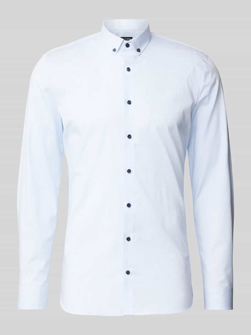 Olymp No6 Super Slim Fit Super slim fit zakelijk overhemd met button-downkraag