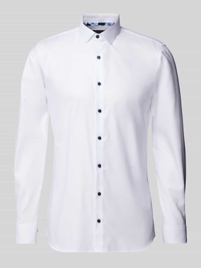 Olymp No6 Super Slim Fit Super slim fit zakelijk overhemd met kentkraag, model 'Nick'