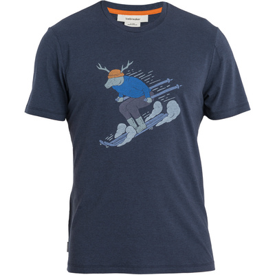 Icebreaker Heren Central Classic Ski Rider T-Shirt