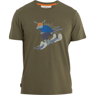 Icebreaker Heren Central Classic Ski Rider T-Shirt