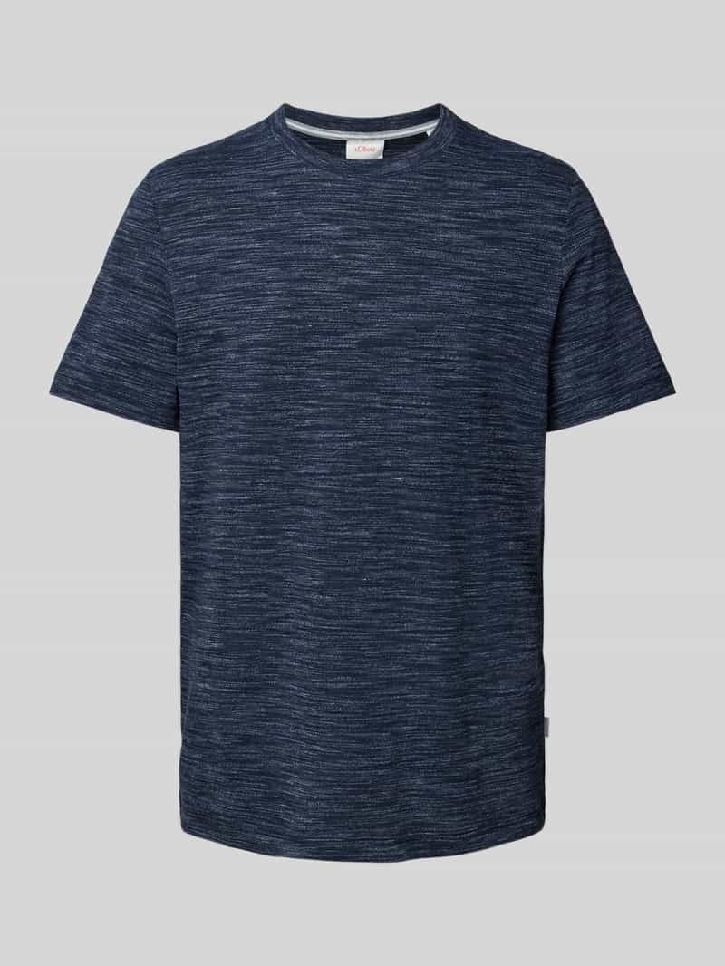 S.OLIVER CASUAL T-shirt met melangelook