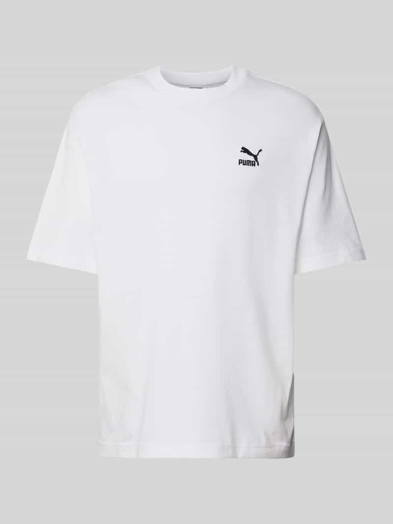 PUMA PERFORMANCE T-shirt met labelstitching, model 'BETTER CLASSICS'