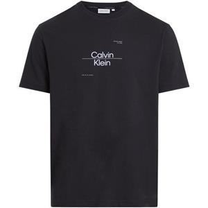 Calvin Klein Big&Tall T-Shirt "BT-OPTIC LINE LOGO T-SHIRT", Große Größen