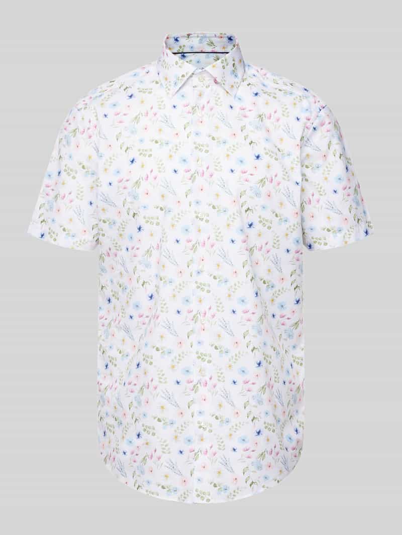 Christian Berg Men Regular fit zakelijk overhemd met all-over print