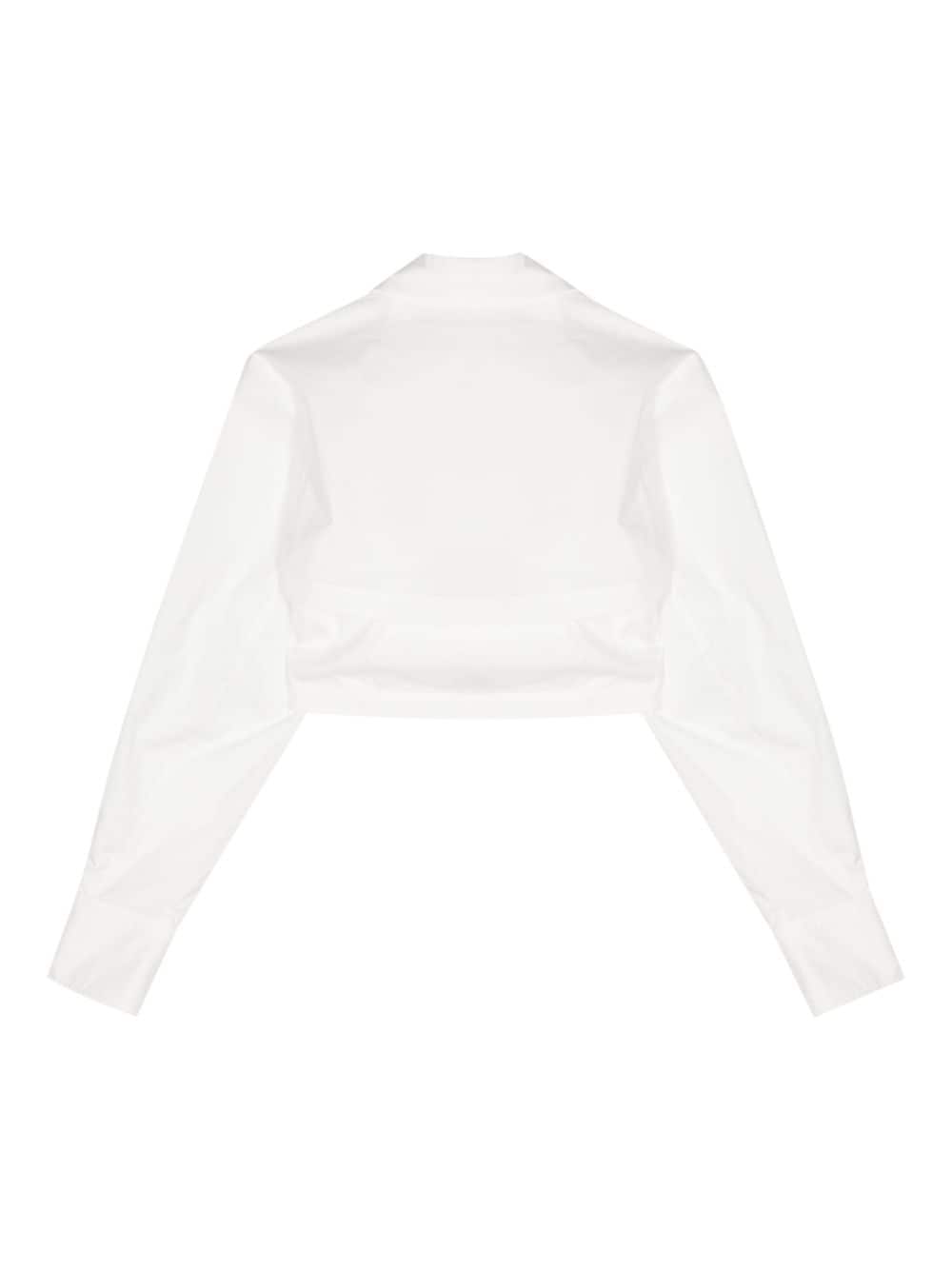 Simkhai Cropped blouse - Wit