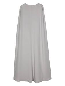 Valentino Garavani cape-design maxi dress - Grijs