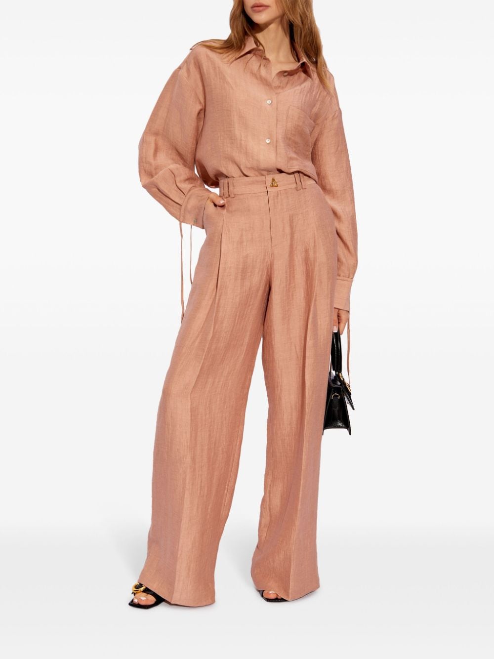 AERON Wellen wide-leg trousers - Roze