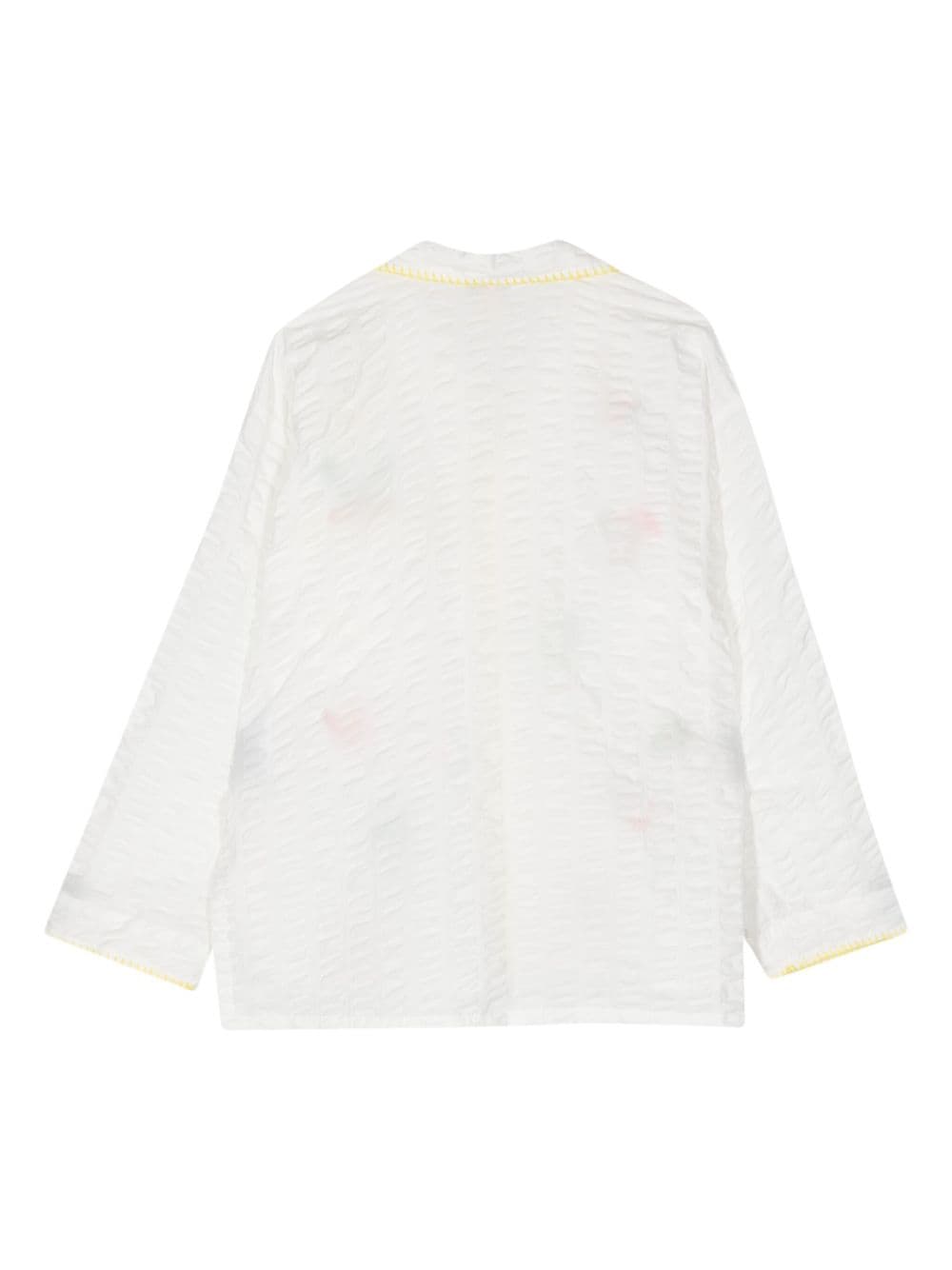 Mira Mikati embroidered cotton shirt - Wit
