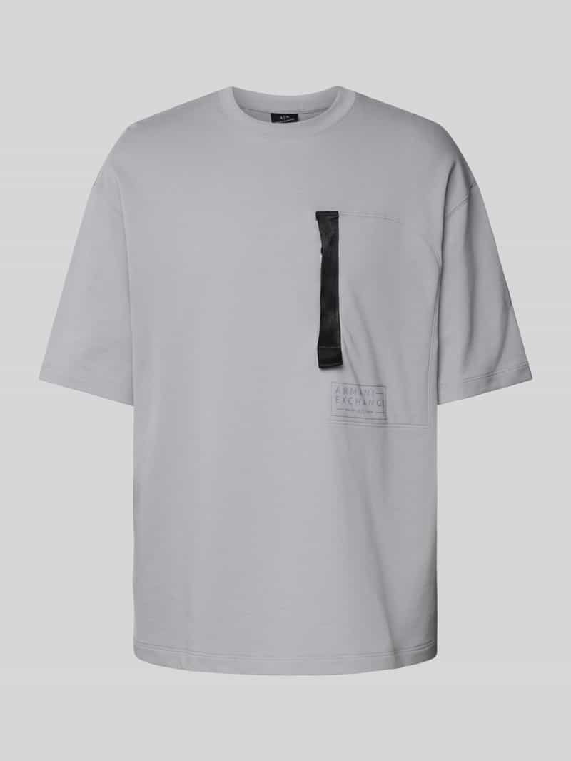 Armani Exchange T-shirt met labeldetail, model 'MAGLIA'