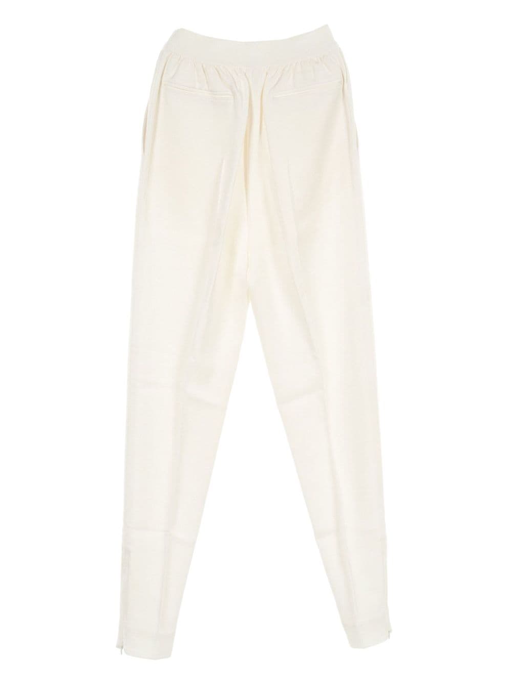 Céline Pre-Owned 1990-2000 elasticated-waistband trousers - Beige