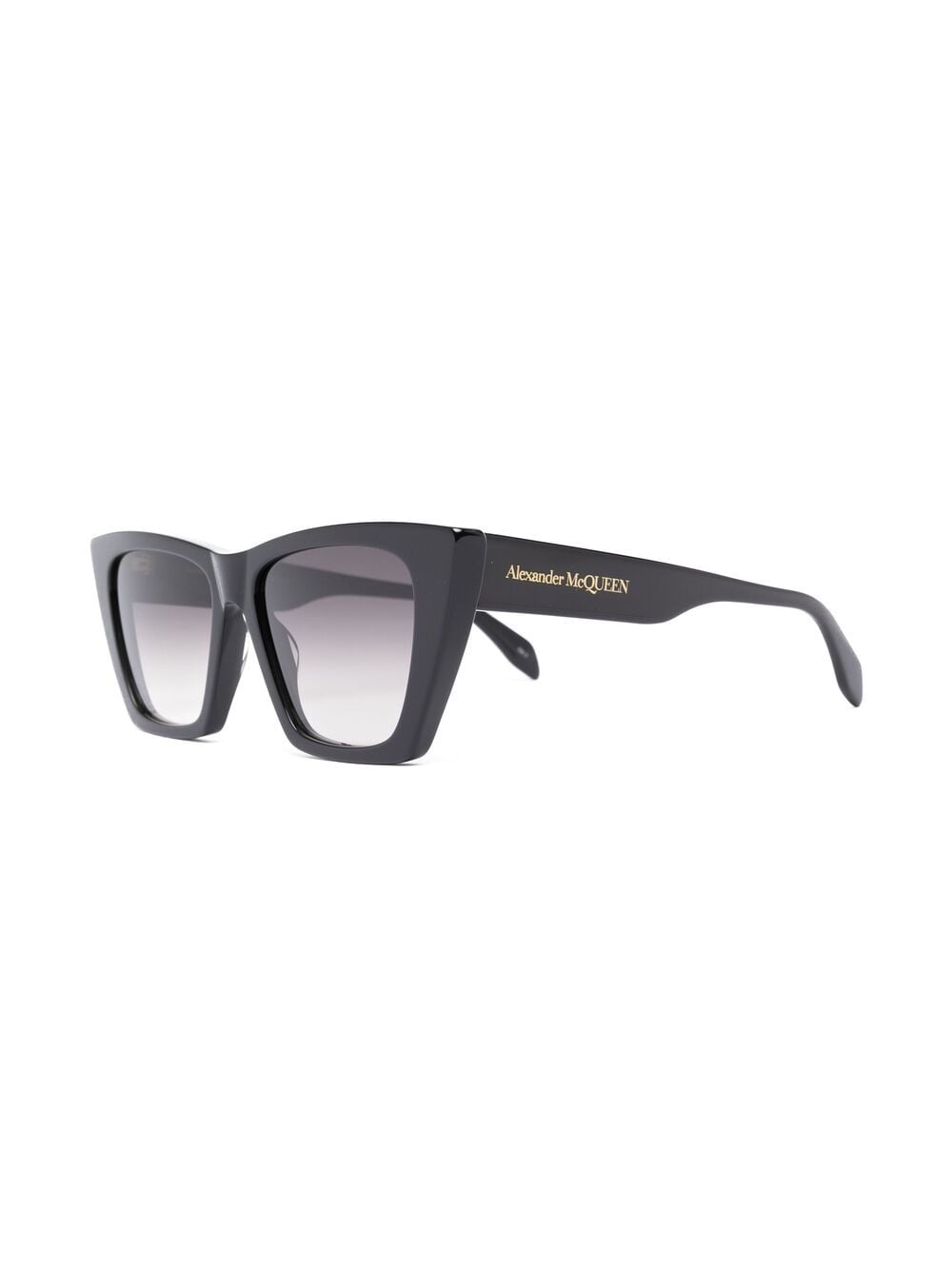 Alexander McQueen Eyewear Zonnebril met kattenoog montuur - Zwart