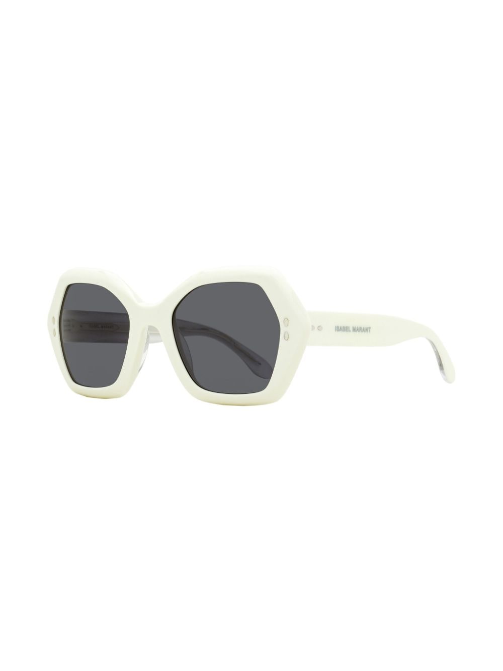 Isabel Marant Eyewear Zonnebril met geometrisch montuur - Wit