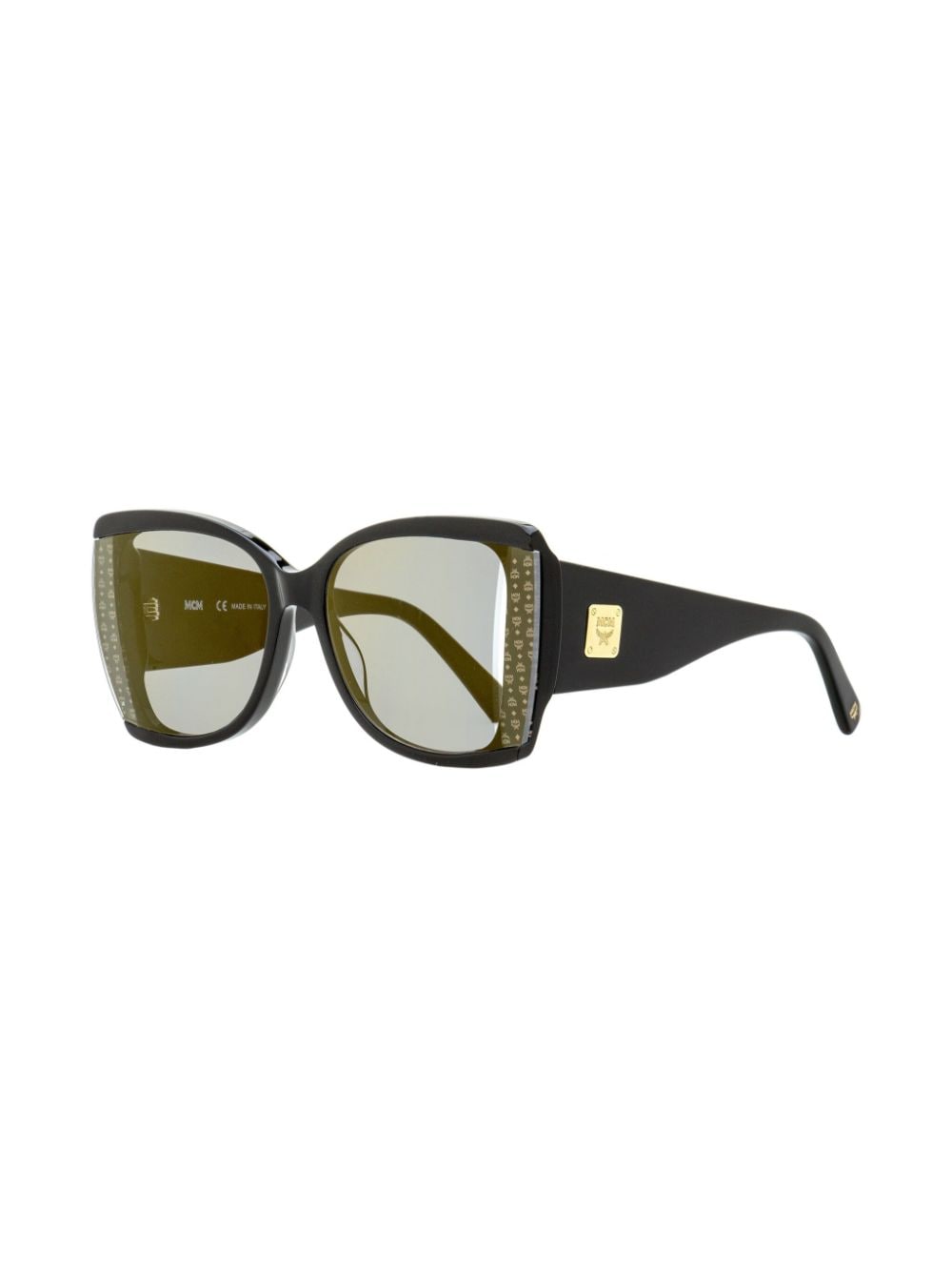 MCM 710 zonnebril met vlinder montuur - Zwart