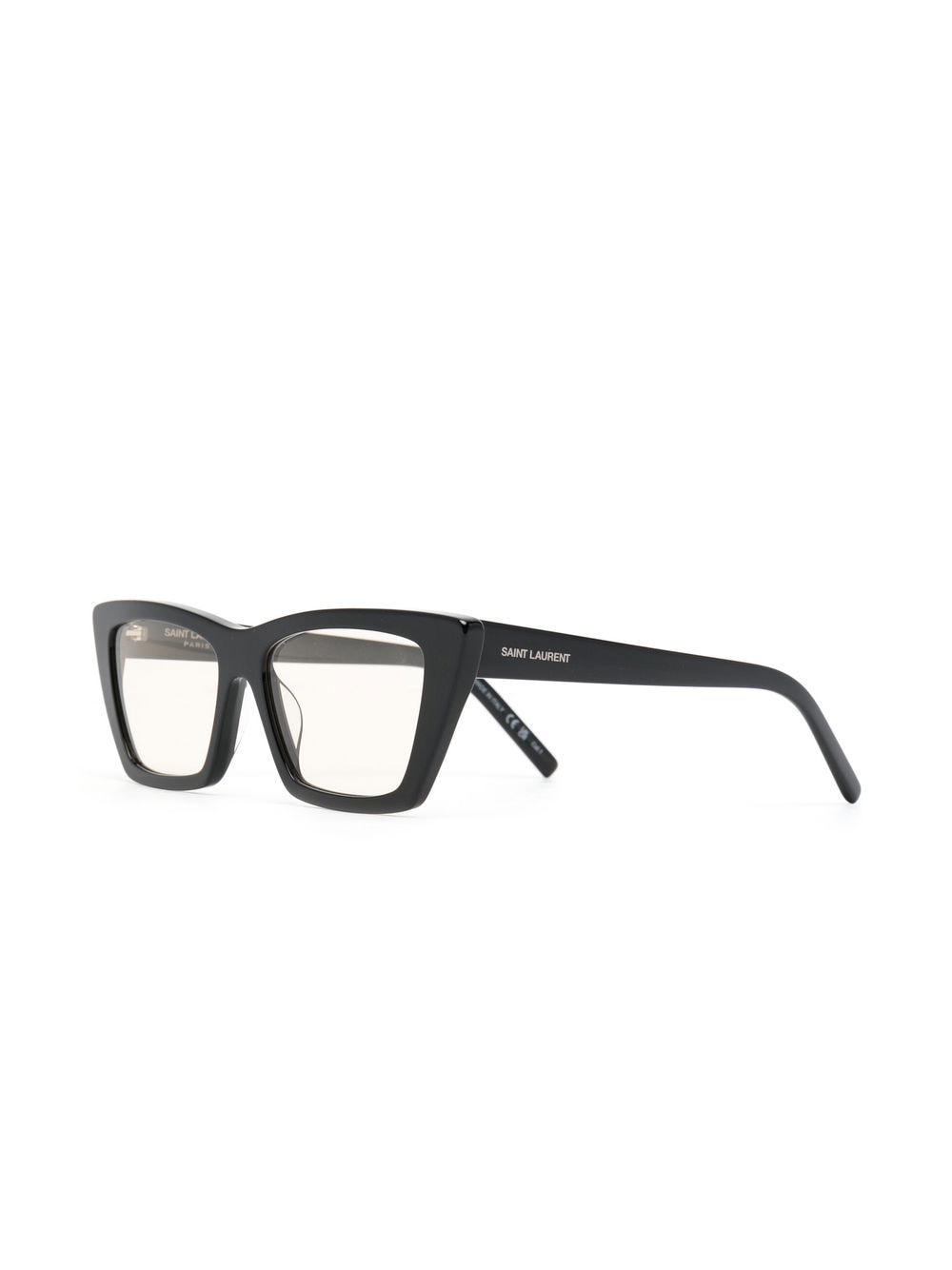 Saint Laurent Eyewear Bril met logo - Zwart