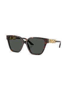 Versace Eyewear Greca zonnebril met vlindermontuur - Bruin