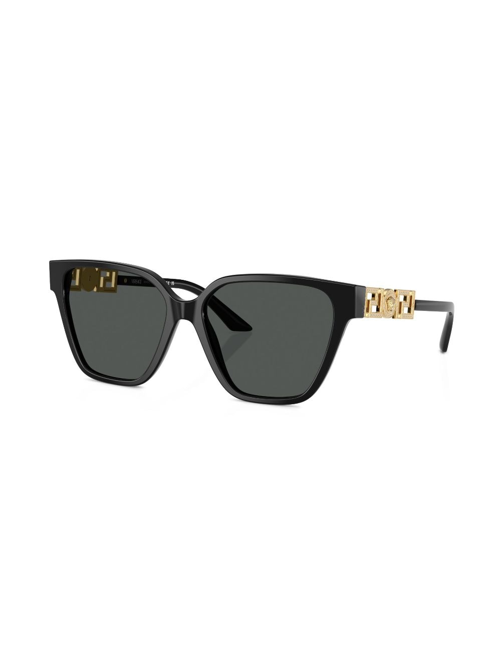 Versace Eyewear Greca zonnebril met vlindermontuur - Zwart