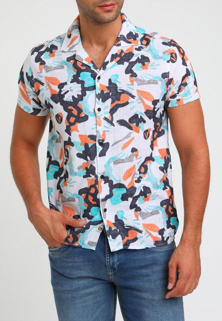 Gabbiano Male Overhemden 334547 Shirt Ss