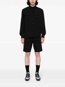 Paul & Shark long-sleeve flap-pocket shirt - Zwart