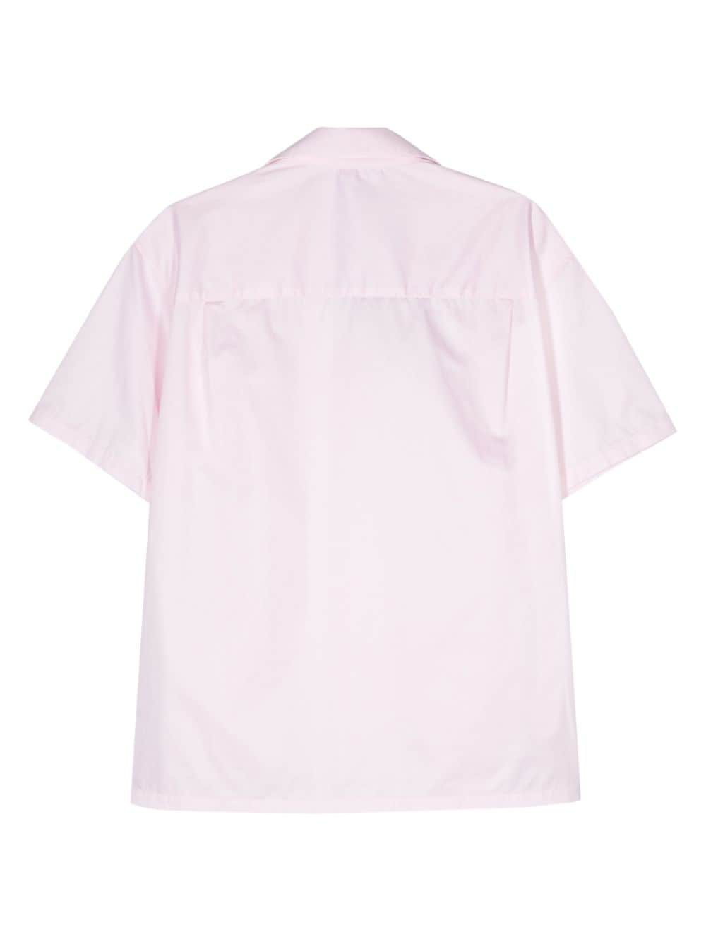 Drôle De Monsieur Overhemd met borduurwerk - Roze